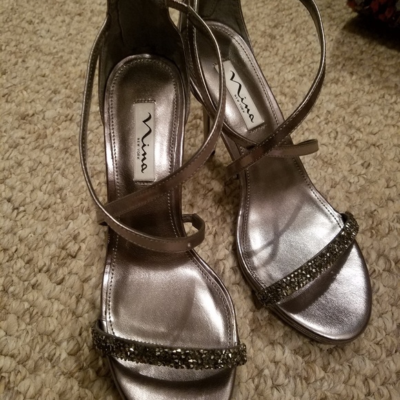Nina Platinum heels - Picture 2 of 4